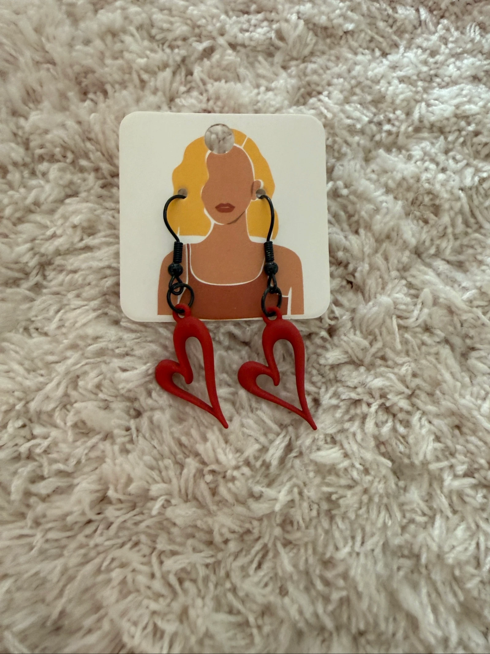Heart earrings – photo 2